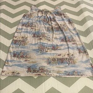 Blue and Cream Casual Chemise for Resort Wear #4